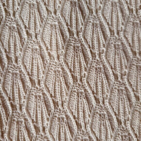 High Waist Knit Lace Summer Pants  Flared Leg NWT Sz M Tall - Picture 7 of 10